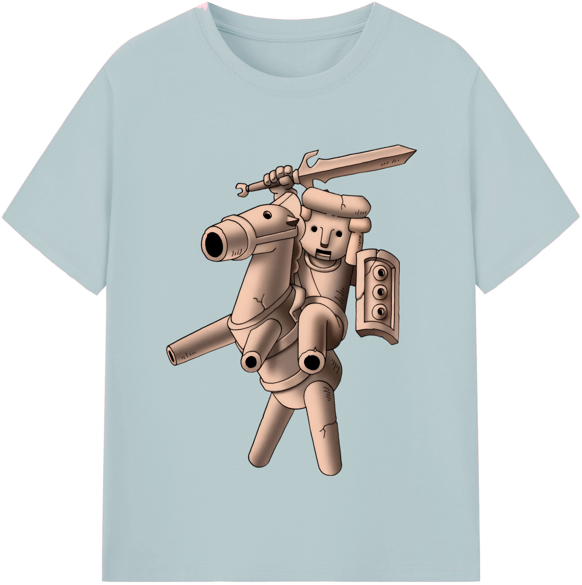 （画像用） ドラゴンクエスト Doragon Kuesuto Dragon Quest 綿100％半袖Tシャツ（フロントプリント）